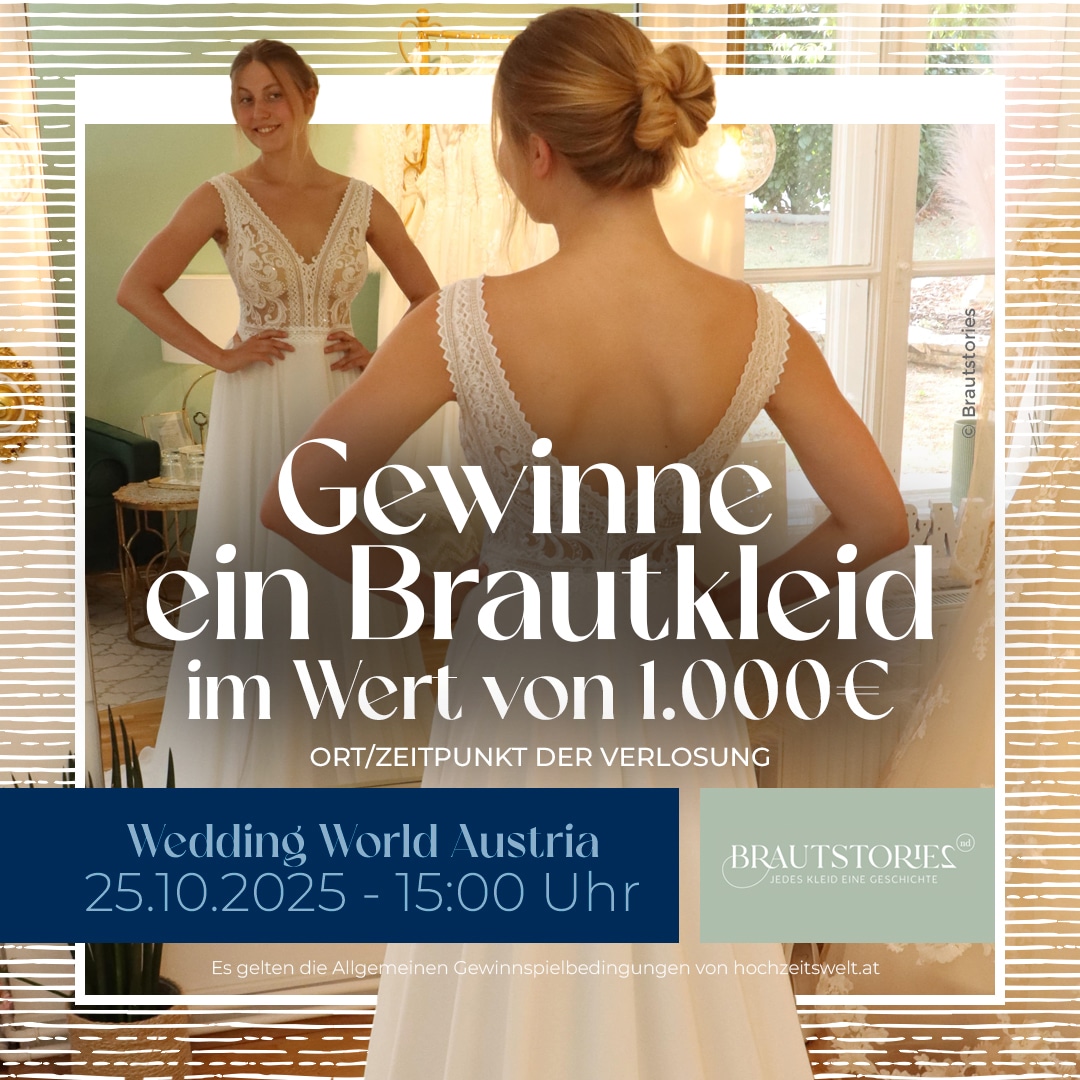 Brautkleid-Gewinnspiel-Brautstories-Vösendorf-Hochzeitsmesse-Hochzeitswelt