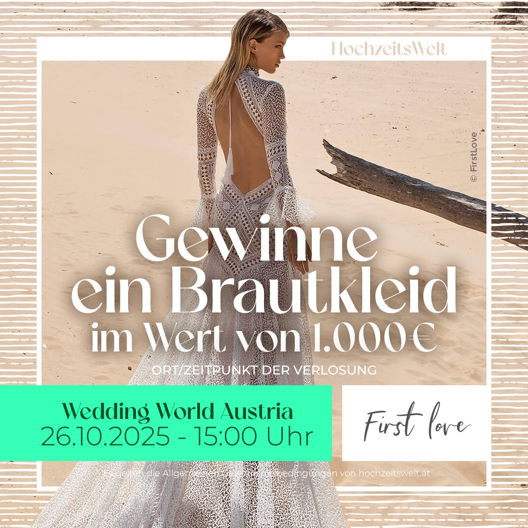 Hochzeitsmesse-Hochzeitswelt-FirstLove-Gewinnspiel-Brautkleid-Vösendorf