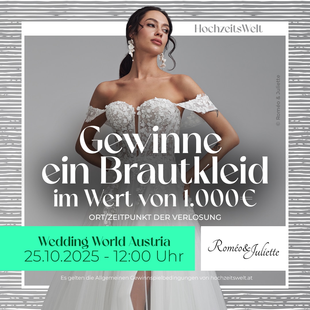 Gewinnspiel-Romeo&Juliette-Traumkleid-Brautkleid-Hochzeitsmesse-HochzeitsWelt-Vösendorf